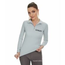 Gray High Quality Women equestrian Base Layer